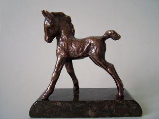 Pferd Fohlen Renee Sintenis Bronze Bronce Art Deco Else Bach Ära Top Bild