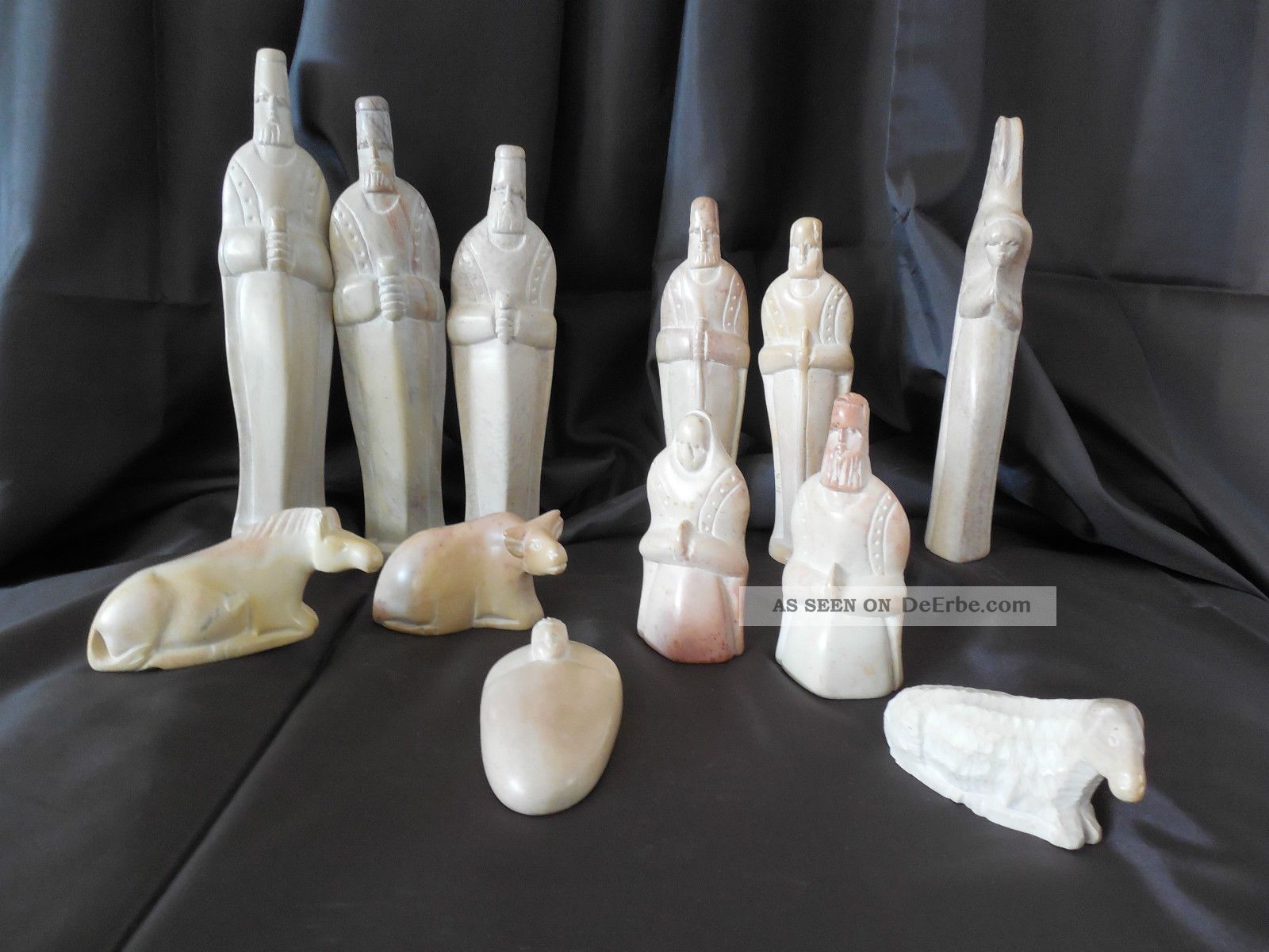 Krippenfiguren - Speckstein - Kissistone - Handgeschnitzt 1950-1999 Bild