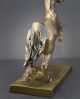 Schöne Pferdefigur,  Metall - Pferd,  Pferdeskulptur Bronziert Deko Reitsport 2,  4 Kg 1950-1999 Bild 4
