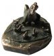Bronzeplastik Figur Skulptur Glucke Huhn Bronze Sculpture Hen Chicken Ab 2000 Bild 2