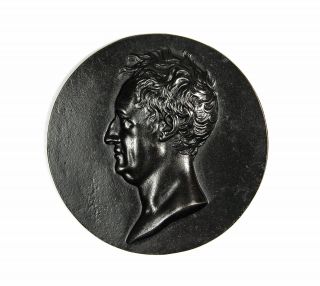 Goethe Berliner Eisen Medaillon Kpeg Posch Um 1810 Plakette Cast Iron Bild