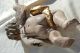 Musealer Altar Barock Engel Putto Geschnitzt 18jhd.  Holz Figur Heilig Gold Antik Kirchliches Gerät & Inventar Bild 4