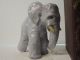 1 Paar Grosse Wunderschöne Keramikelefanten 