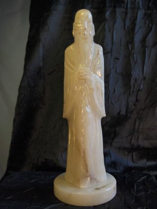China,  Asien Figur Aus Stein,  Jade,  Marmor 30 Cm 1,  7 Kg Bild