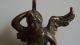 Rar Uralter Bronze Bzw.  Messing Engel Um 1800 Angelot En Laiton Skulpturen & Kruzifixe Bild 3