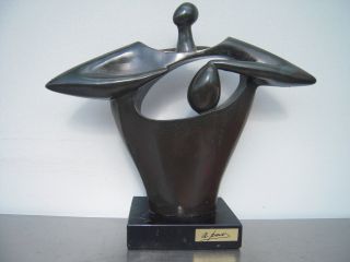Bronze Skulptur Signiert Bild