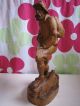 Handgeschnitzte Figur Aus Naturholz 1950-1999 Bild 1