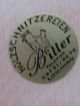 Religiöse Holzfigur - Heiliger Bernhard - Handgeschnitzt Größe 30 Cm 1950-1999 Bild 9