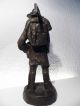 Handsignierte Skulptur Von Michael Garman - Cowboy - Trapper Serie Ab 2000 Bild 1