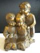 Achatit Figur Lesende Kinder Kindergruppe 60er 70er Jahre Handarbeit 1935b 1950-1999 Bild 6