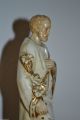 WunderschÖne Biedermeier Porzellan Figur Hl.  Josef Um 1840 Skulpturen & Kruzifixe Bild 2