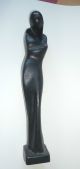 Skulptur,  Plastik Aus Bronze,  Anmutige Frau,  Massiv,  3,  5 Kg,  Groß,  36 Cm, 1950-1999 Bild 2