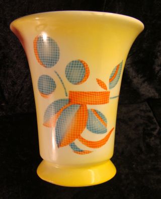 Originelle Art - Deco - Vase Spritzdekor Bild