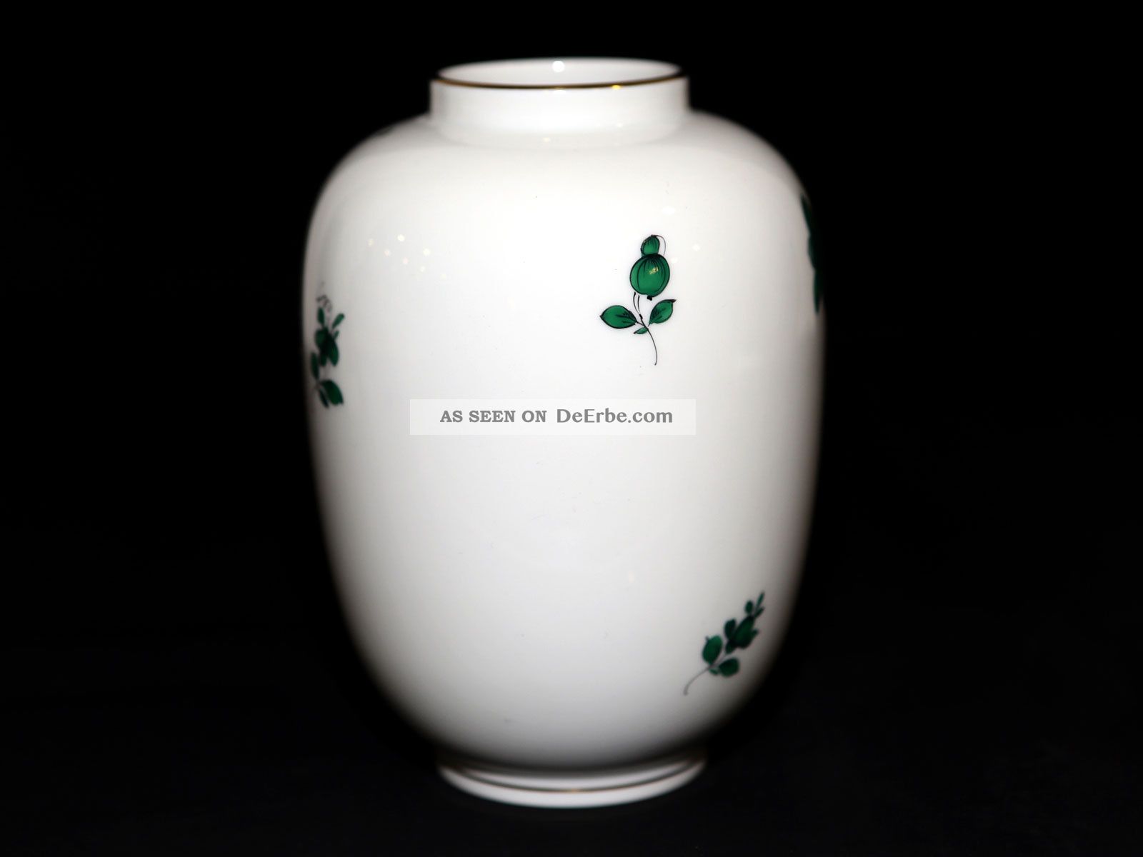 Augarten Wien Porzellan - Vase, - Dose & KerzenstÄnder, Maria Theresia Dekor 5098 1 Lgw
