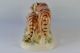 Porzellanfigur Tigers Hertwig & Co Figurine Figura Porcelana Porcelain Figurine Nach Marke & Herkunft Bild 3