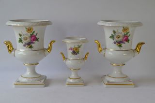 3 Prachtvasen Porzellan Kaiser 3 Jarrones 3 Vases Porcelain 3 Vases Porcelaine Bild