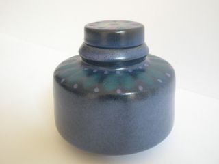 Kmk Kupfermühle Keramik Viola Dose Deckeldose Teedose Nicht Gemarkt Bild