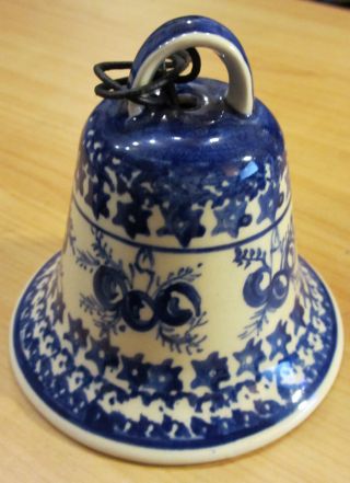Weihnachtsglocke Bunzlauer Keramik Reine Handarbeit Christmas Bell Bild