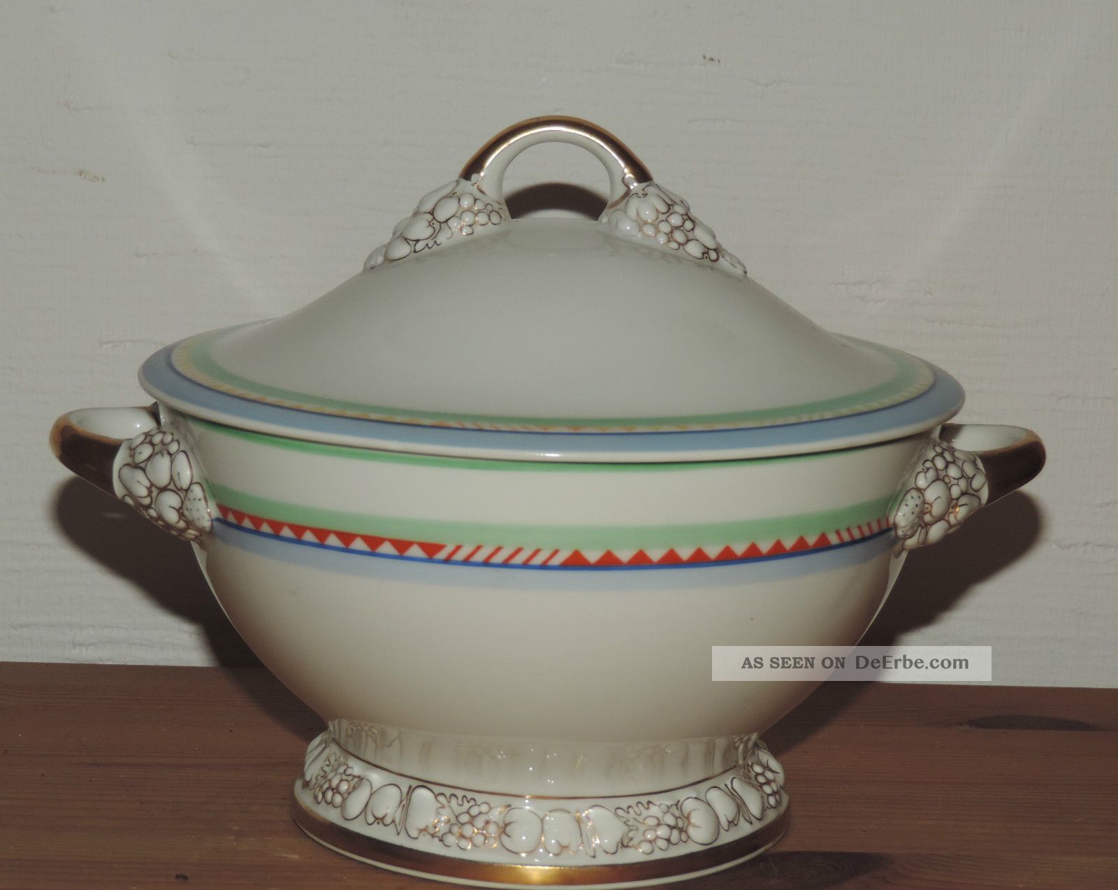 Jugendstil? Art Deko? Seltene Alte Rosenthal Deckeldose Handmalerei Marke Ab1901 Nach Marke & Herkunft Bild