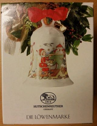 Hutschenreuter Weihnachtsglocke 1994 Motiv Ostseeinsel Mit Ovp Bild