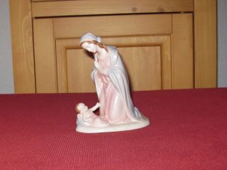 Hertwig KatzhÜtte Porzellan Madonna Maria,  Jesuskind Krippendarstellung Wie Bild