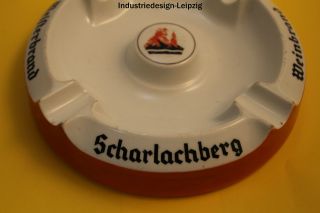 Graf V.  Henneberg Porzellan Ilmenau Vintage Aschenbecher Weinbrand Scharlachberg Bild