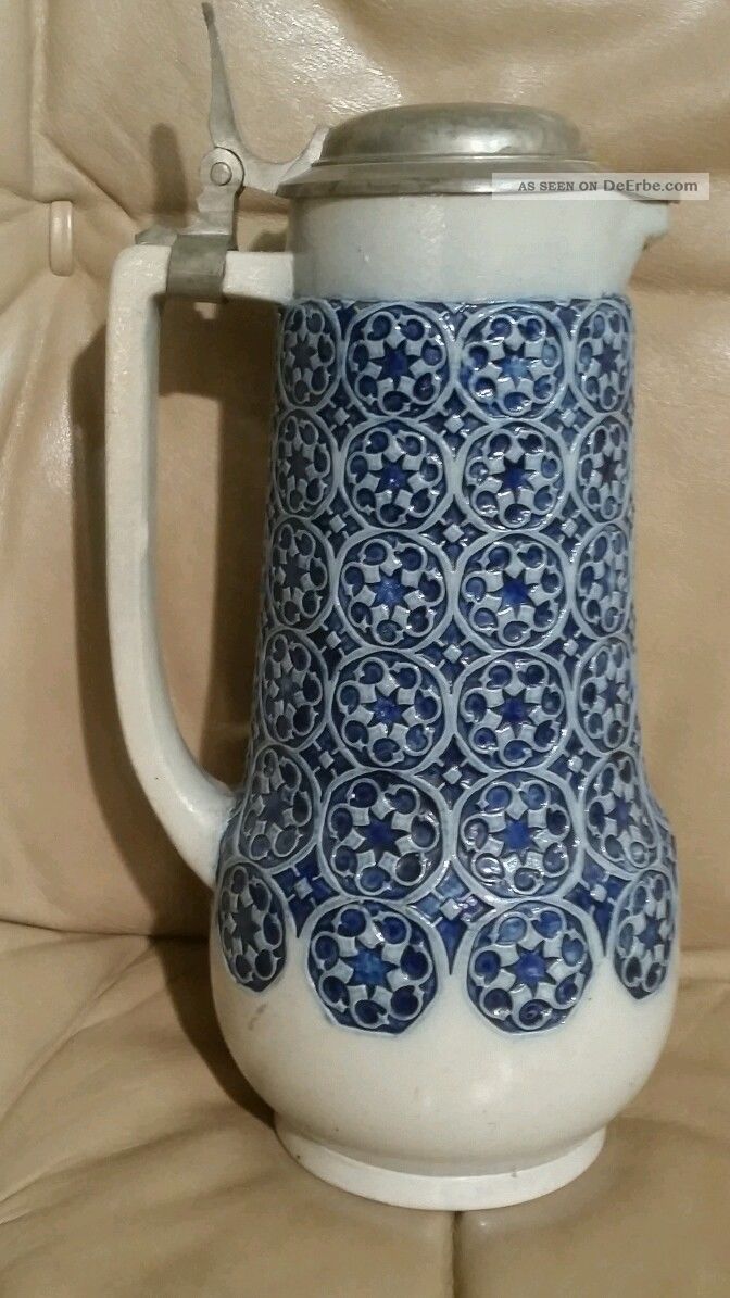 Jugendstil Schenkkanne Von Reinhold Merkelbach Hörgrenzhausen Um 1900 Nach Marke & Herkunft Bild