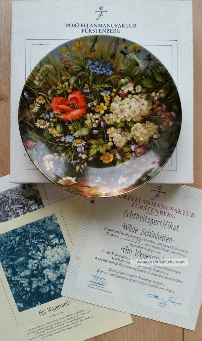 1te Ausgabe ' Am Wegesrand ' Aus Der Sammelreihe ' Wilde Schönheiten ' Von Hans Graß Nach Form & Funktion Bild