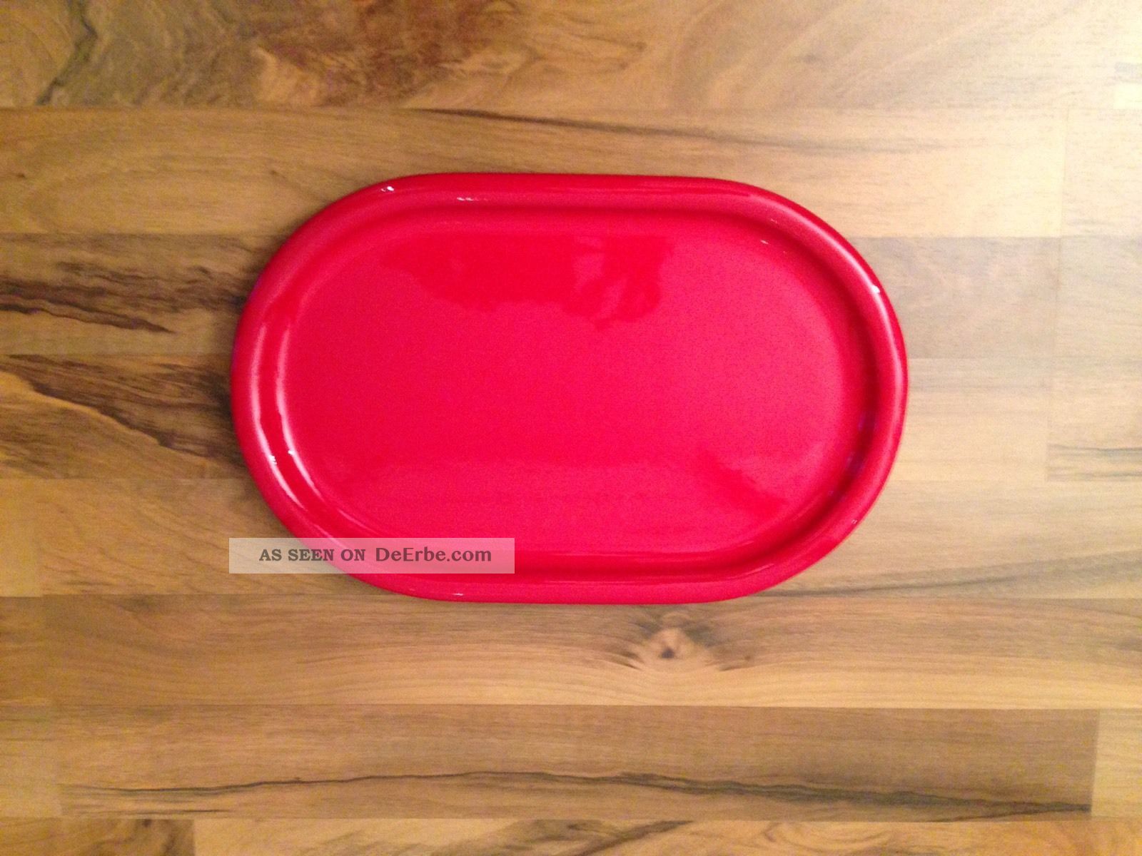 Wächtersbach Platte Teller Fleischplatte Kuchenplatte Rot Nach Marke & Herkunft Bild