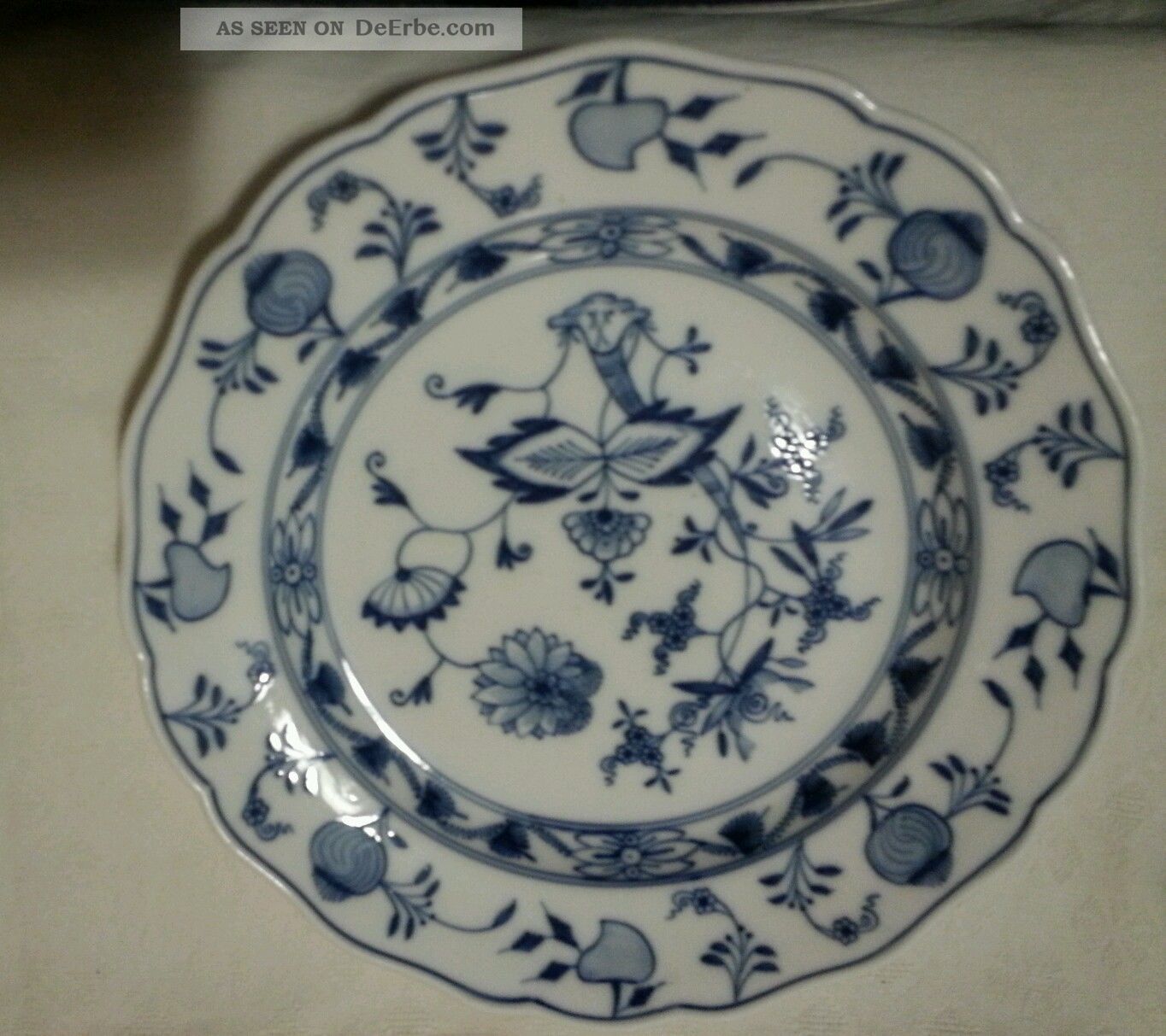 Teller Meissener Porzellan 19 Jh Anfang 20 Jh Meissen Bild