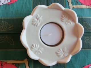 Teelichthalter Bisquitporzellan Leuchter Kerzenleuchter Bild
