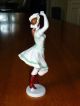 Tänzerin Aus Porzellan,  Ungarn,  Ca.  80 - 100 Jahre Alt,  30 Cm Figuren Bild 3
