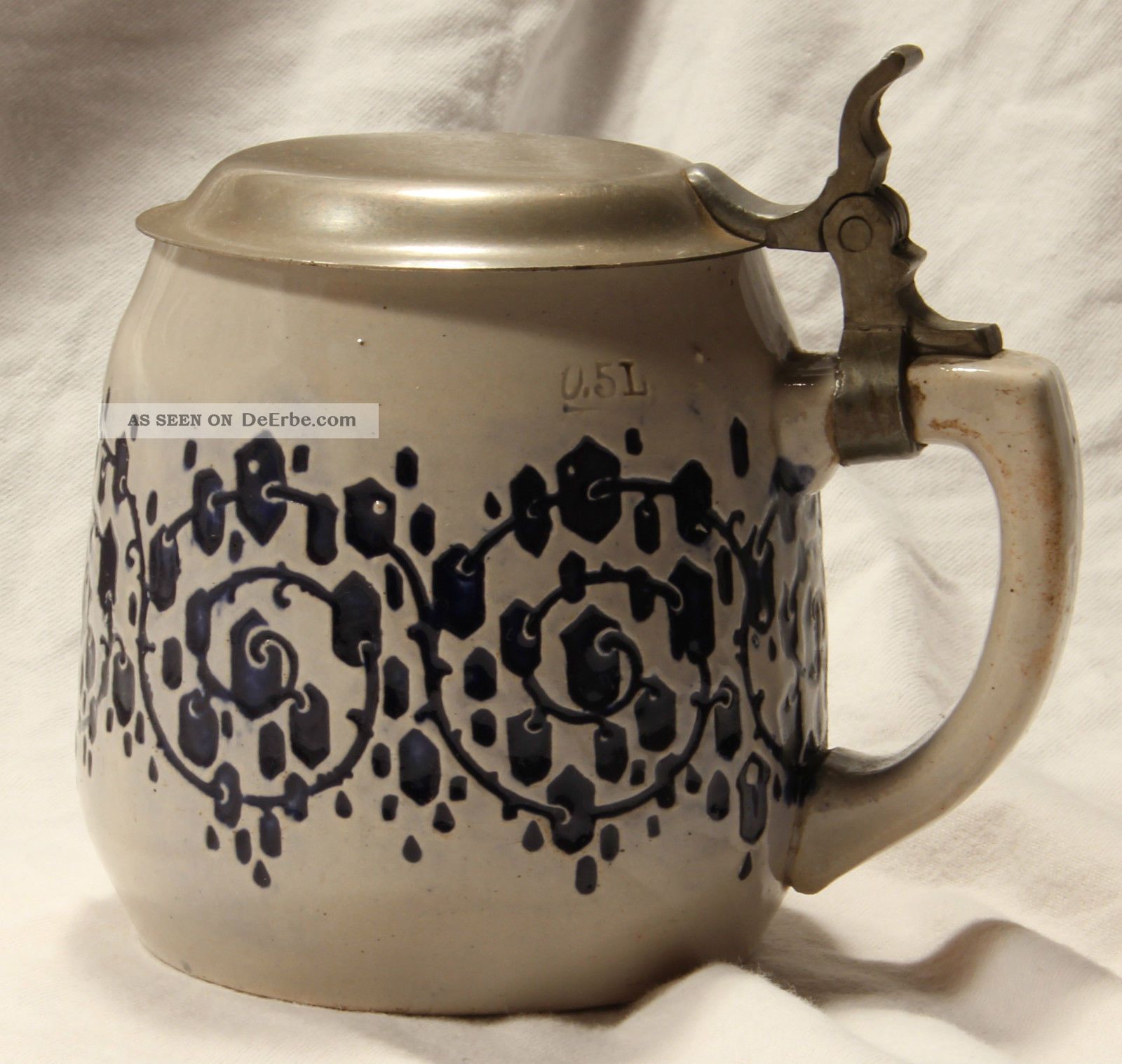 Antiker Jugendstil Bierkrug R.  Riemerschmid Um 1915 - Art Nouveau German Stein Nach Form & Funktion Bild