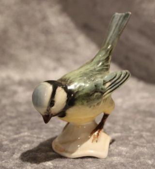 Goebel Porzellan - Vogel Blaumeise - Modell Nr.  Cv34 - Glänzend Bild