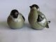 2 Süße Vögel Vogelpaar Keramik Handarbeit Nach Form & Funktion Bild 1