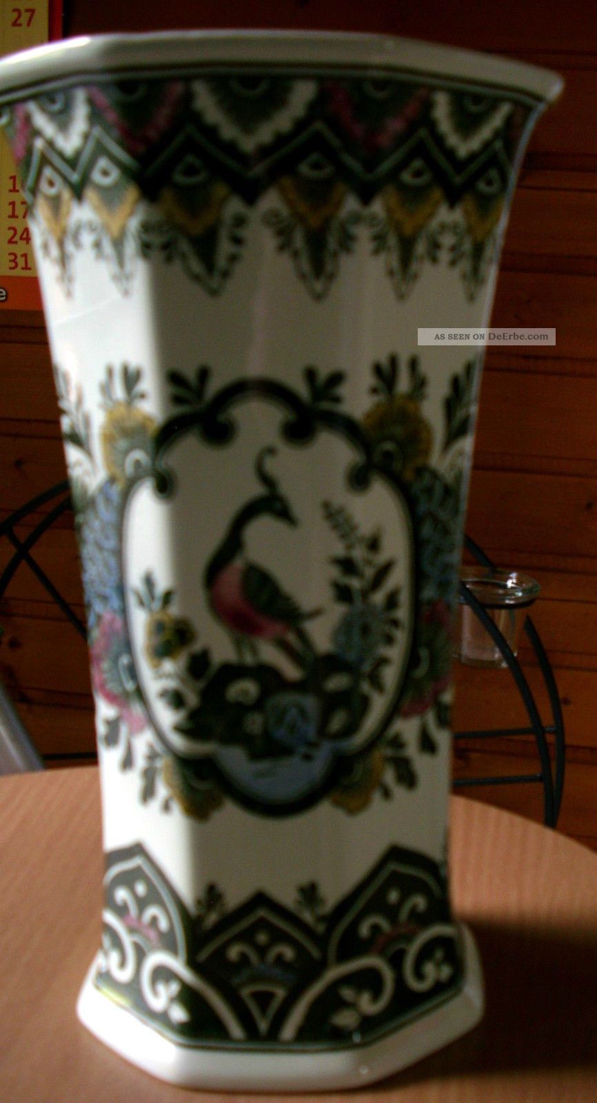 Vase Ca. 22 Cm Hoch Von Villeroy & Boch Aus Der Serie Paon
