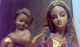 Schöne Geschnitzte Und Bemalte Madonna Mit Jesus In Den Armen Aus Holz Um 1900 Skulpturen & Kruzifixe Bild 1