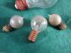 Konvolut Antik Glühbirne Glühlampe Glaskolben Milchglas Mundgeblasen Kugel - Form Original, vor 1960 gefertigt Bild 4