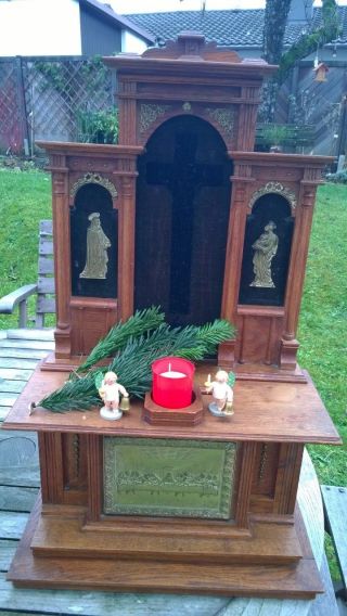 Antik Altar Hausaltar Weihnachten Holzaltar Bild