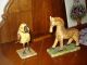 2 Frühe Arche Noah Tiere,  Erzgebirge,  Um 1900,  Selten Antike Originale vor 1945 Bild 5