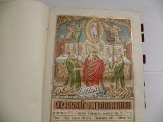 Missale Romanum Messbuch Missale 1910 Altar Neogotisch Neugotisch Bild