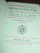 Antiphonale Monasticum Pro Diurnis Horis Juxta Vota Von 1934 Liturgie Messbuch Kirchliches Gerät & Inventar Bild 2