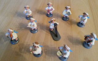Engel Erzgebirge Kapelle Engels Orchester Weihnachten 10 Figuren Bild