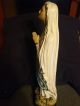 Heiligenfigur Madonna Mutter Gottes M.  Rosenkranz - Alte Figur - Skulpturen & Kruzifixe Bild 3