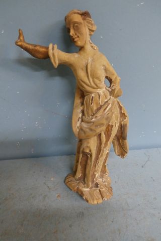 Barocke Krippenfigur,  Skulptur,  Figur.  Krippenfigur Um 1900 Bild