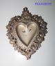 Herz Um 1950 - Votivgabe - Ex Voto - Ca.  9,  5 Cm - Versilbert - Devotionalien Votivbilder & Sakralmalerei Bild 1