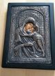 Byzant.  Heiligen - Ikone Silber 950,  Gottesmutter Maria Mit Jesus Aus Griechenland Ikonen Bild 1