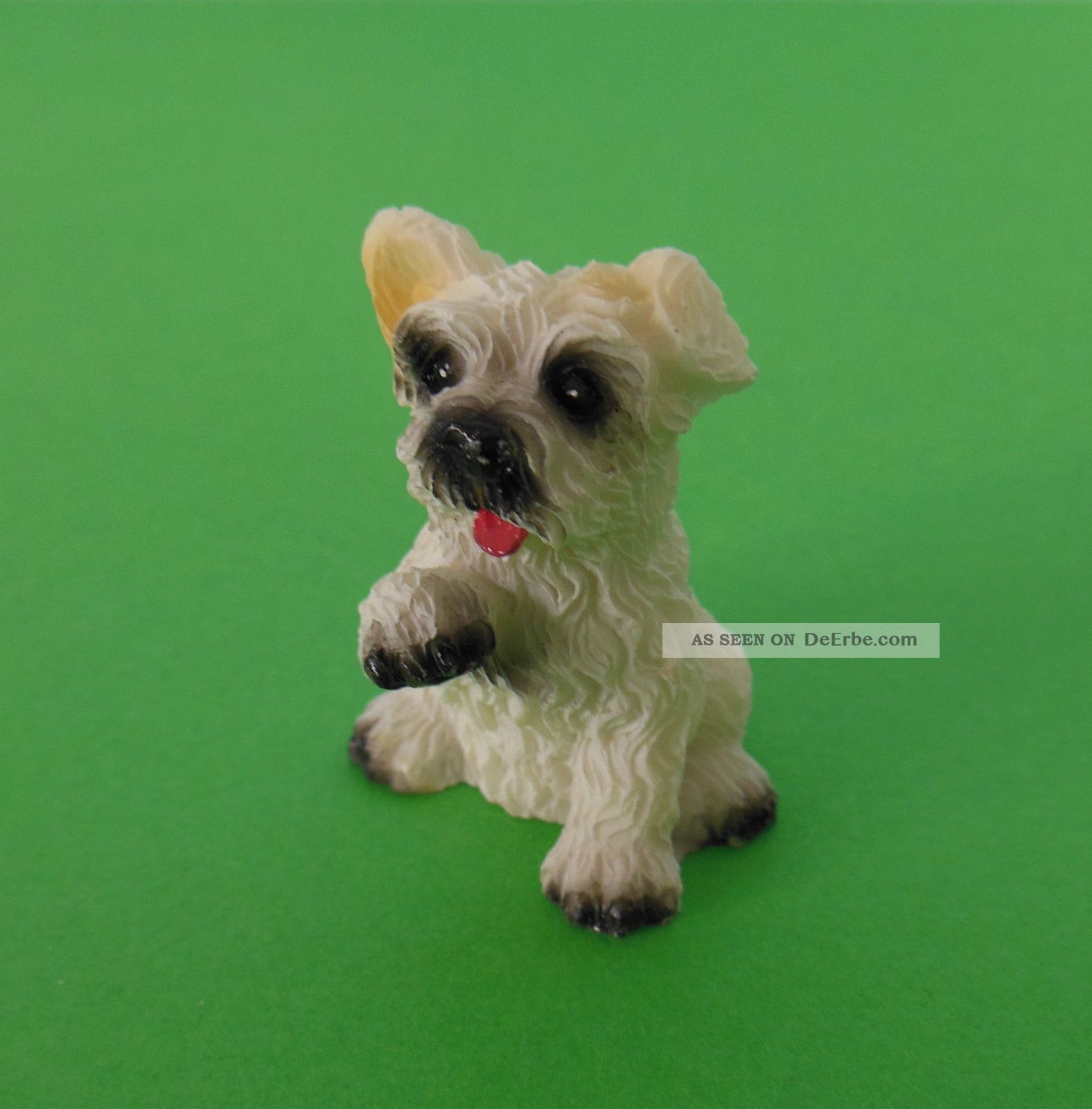 Hund Nr.  Ep - 18 Weiß - Schwarz Für Krippenfiguren Ca.  11 - 12 Cm Krippentiere Krippen & Krippenfiguren Bild