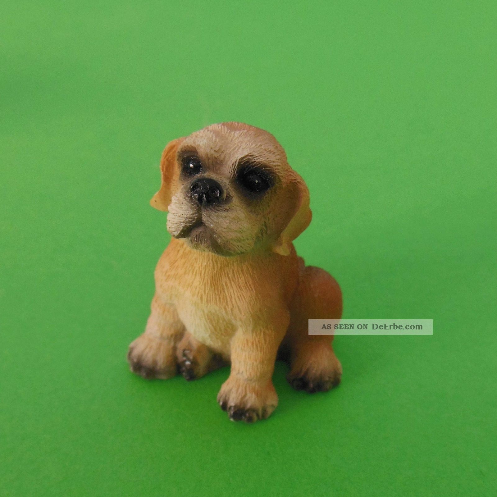 Hund Nr.  Th - 15 Mittelbraun Für Krippenfiguren Ca.  11 - 12 Cm Krippentiere Krippen & Krippenfiguren Bild