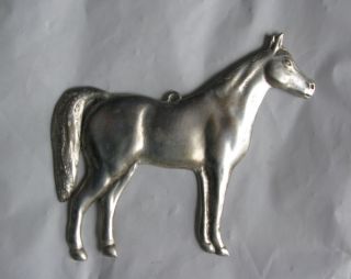 Ex Voto - Votivgabe - Pferd - LÄnge Ca.  14,  5 Cm - Versilbert - Bild